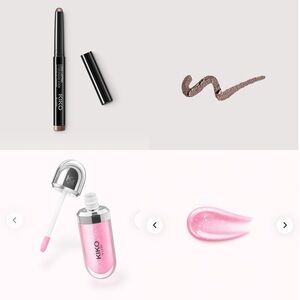 Kiko Milano Set - Long Lasting Eyeshadow Stick and Hydra Lip Gloss